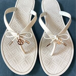 Tory Burch cream sandal